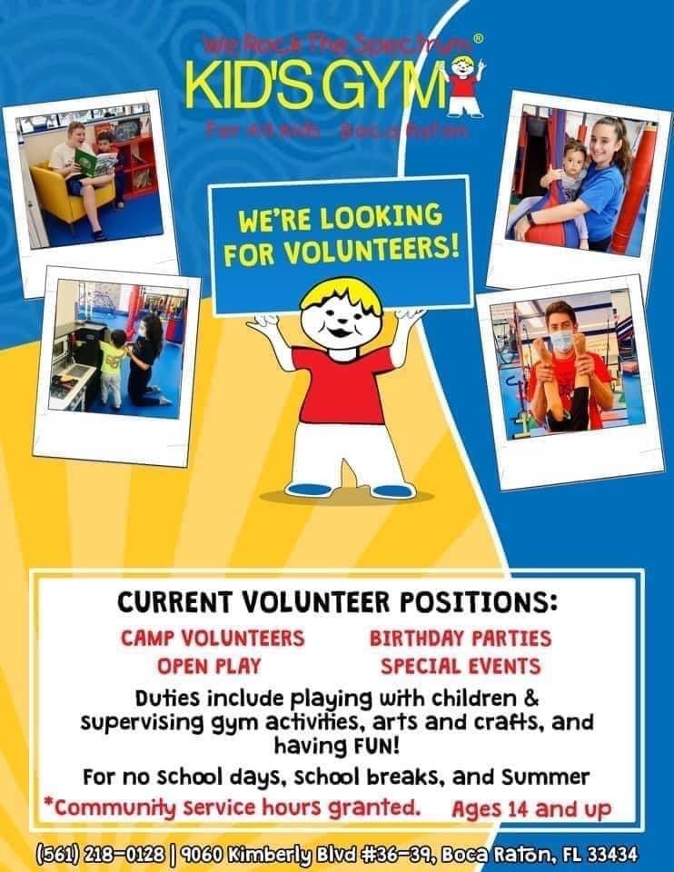 Volunteer Opportunities Flyer